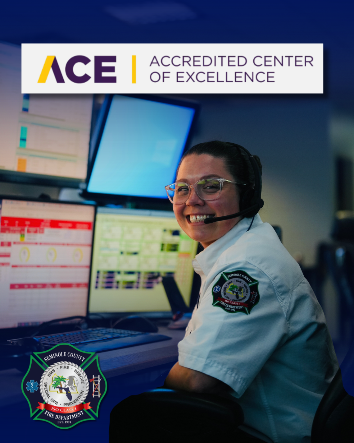 Seminole County Fire Department earns International Recognition for Dispatch Excellence: Ace Accreditation