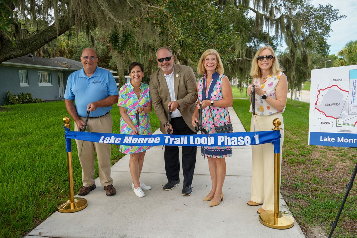 Seminole County, the City of Sanford and FDOT hosted Ribbon Cutting for Lake Monroe Trail Loop Project Seminole County, the City of Sanford and FDOT hosted Ribbon Cutting for Lake Monroe Trail Loop Project