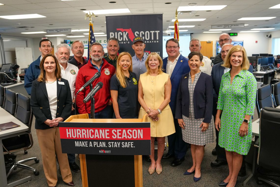  Senator Rick Scott Hurricane Tour 