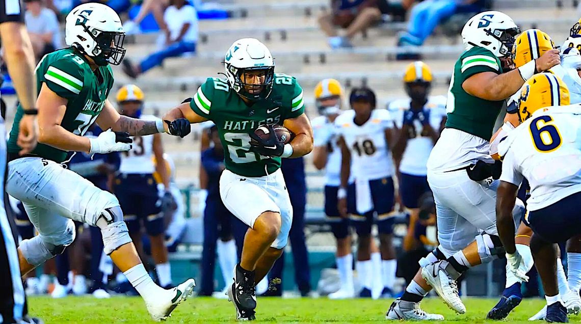 Stetson falls, 45-6, at San Diego Stetson falls, 45-6, at San Diego