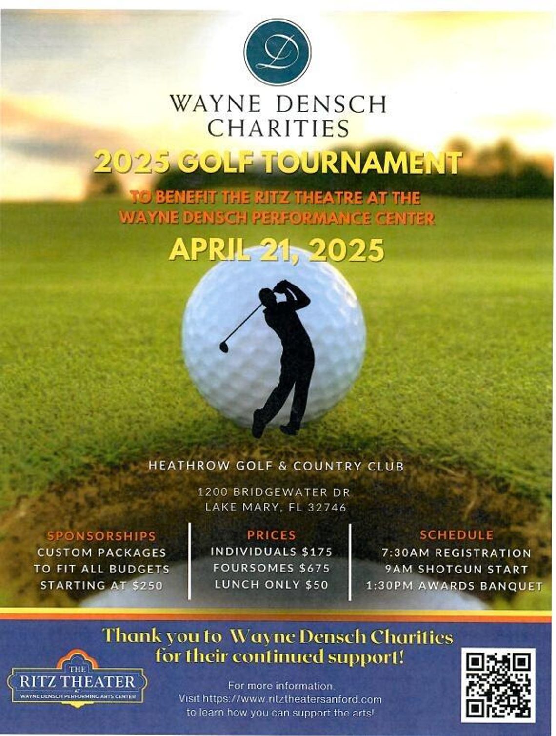 Support the Ritz Theater - Golf Tournament Support the Ritz Theater - Golf Tournament