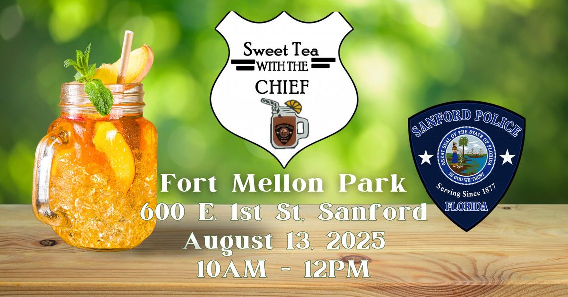 Tea with the Sanford Chief of Police