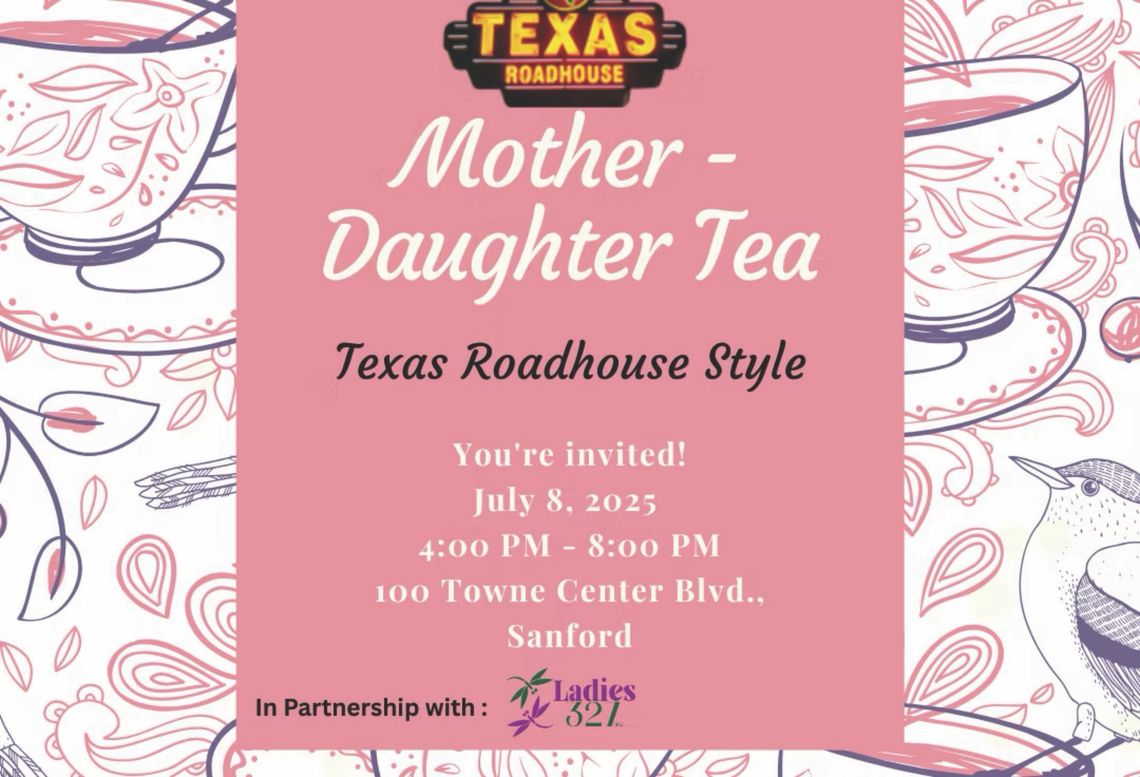 Texas Roadhouse Mother - Daughter Tea
