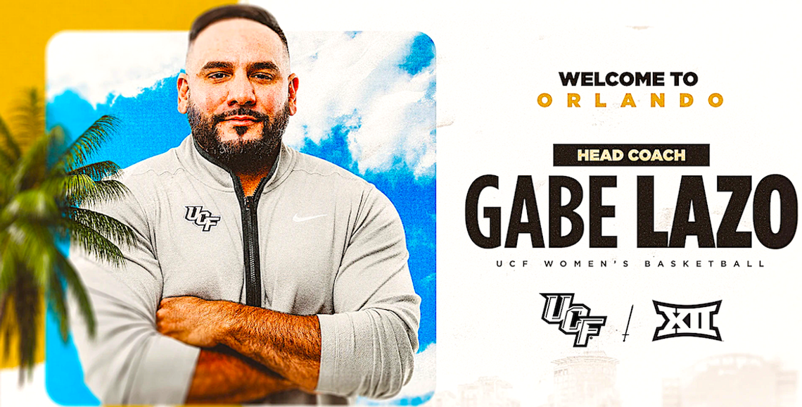 UCF names Gabe Lazo Head Women’s Basketball Coach UCF names Gabe Lazo Head Women’s Basketball Coach