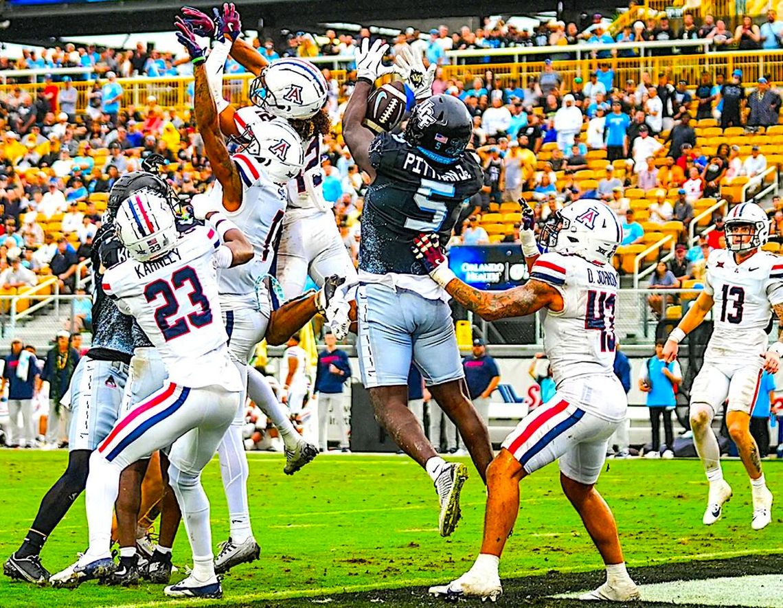 UCF routs Arizona to remain unbeaten in Space Games UCF routs Arizona to remain unbeaten in Space Games