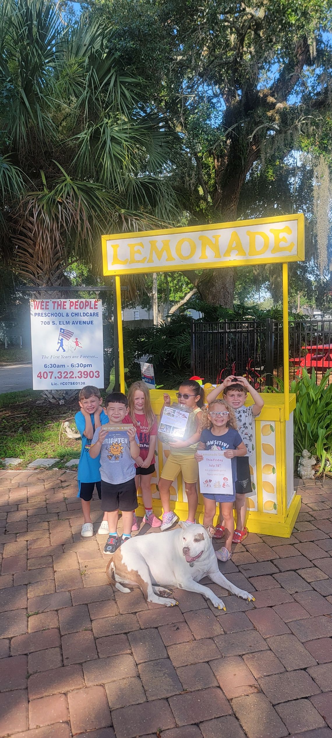 Wee The People Preschool and Childcare host Lemonade Stand